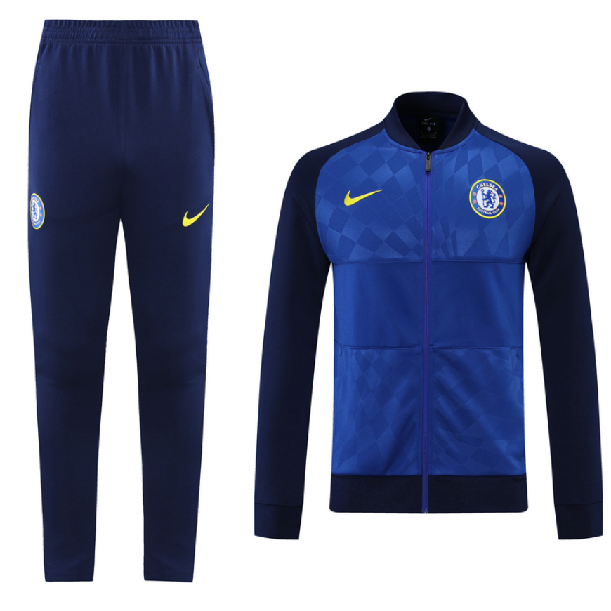 2021/22 Chelsea Blue Training Kits Jacket with Pants